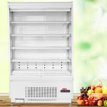 glass doors upright fridge frozen food supermarket fruit display freezer vegetable chiller
